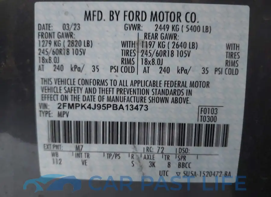 2FMPK4J95PBA13473# 9