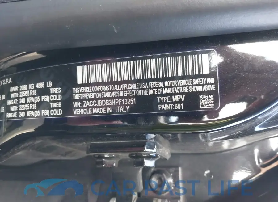 ZACCJBDB3HPF13251# 9
