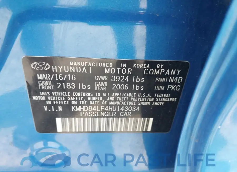 KMHD84LF4HU143034# 9