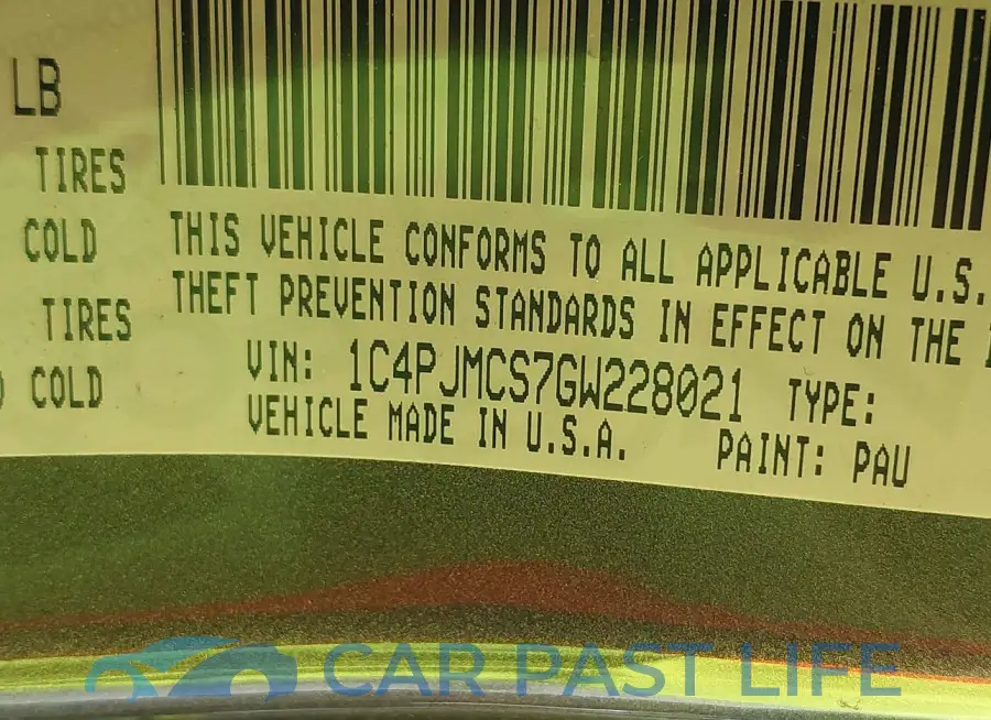 1C4PJMCS7GW228021# 9