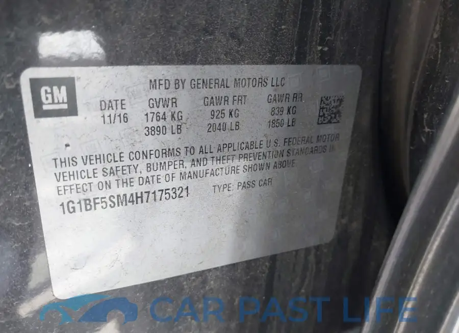 1G1BF5SM4H7175321# 9
