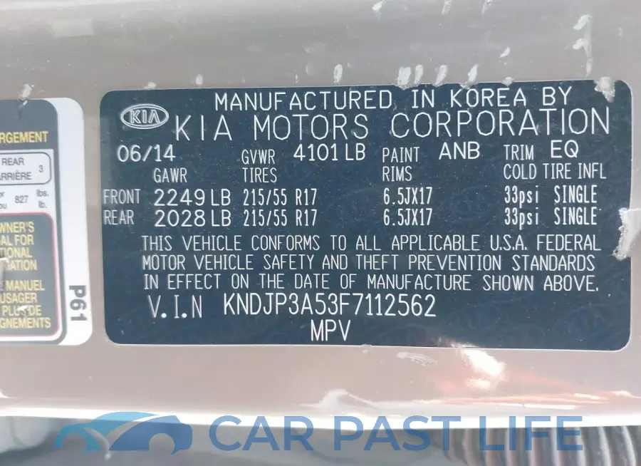KNDJP3A53F7112562# 9