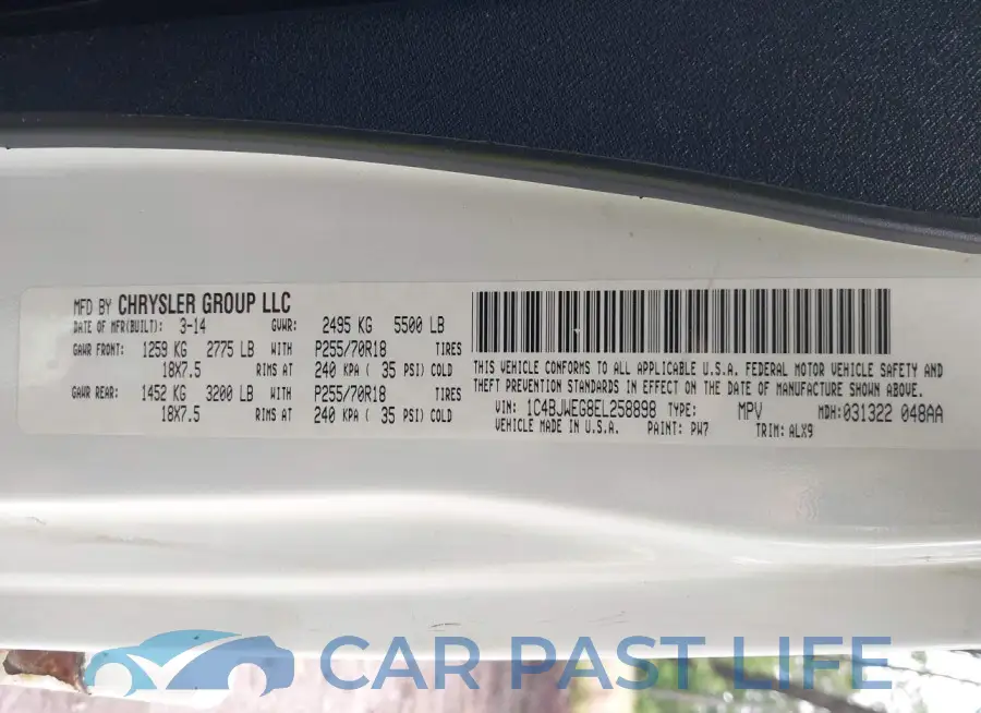 1C4BJWEG8EL258898# 9