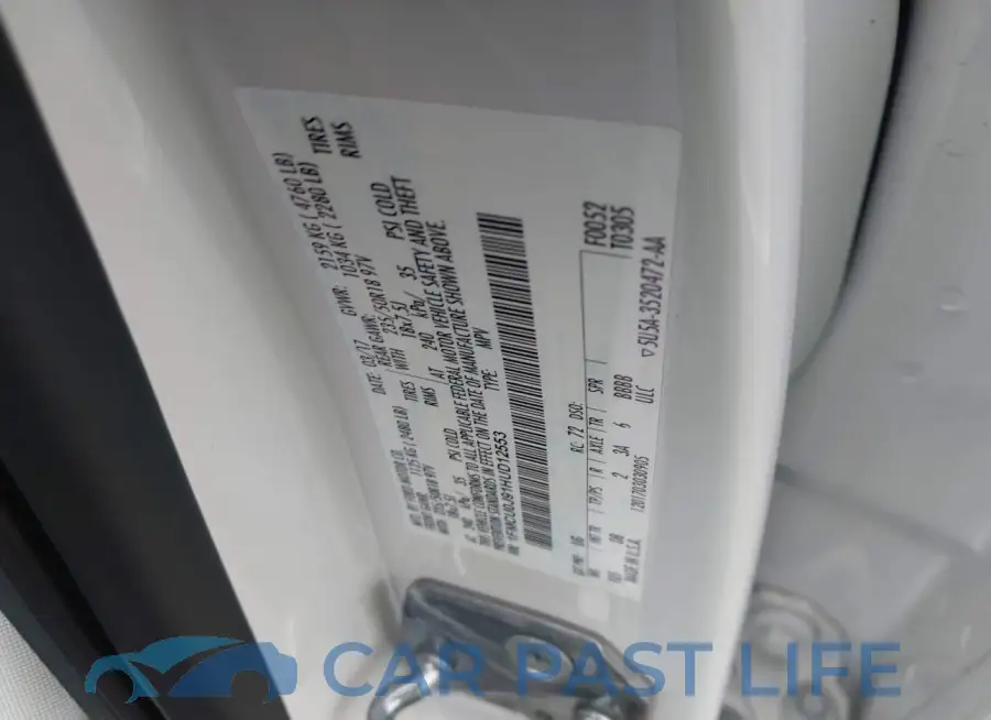1FMCU0J91HUD12553# 9