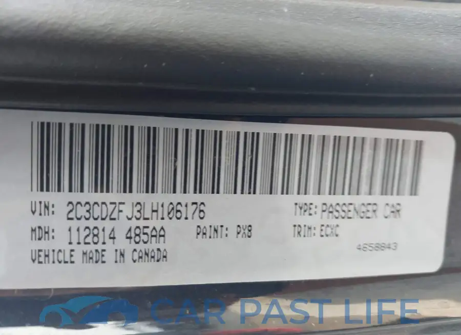 2C3CDZFJ3LH106176# 9