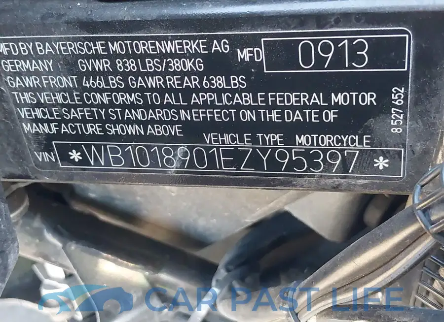 WB1018901EZY95397# 10