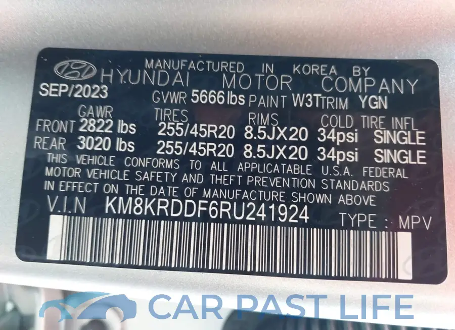 KM8KRDDF6RU241924# 9