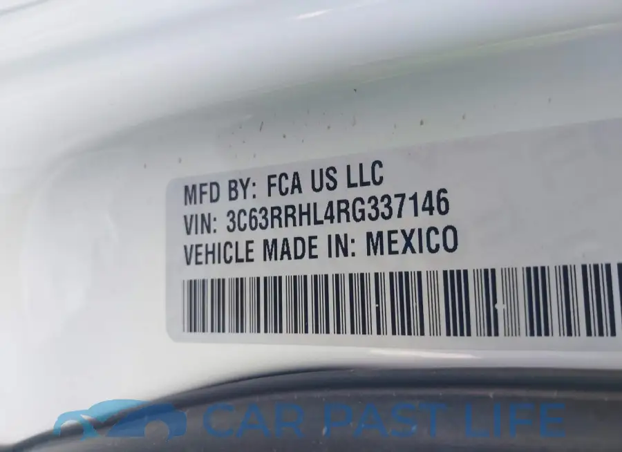 3C63RRHL4RG337146# 8