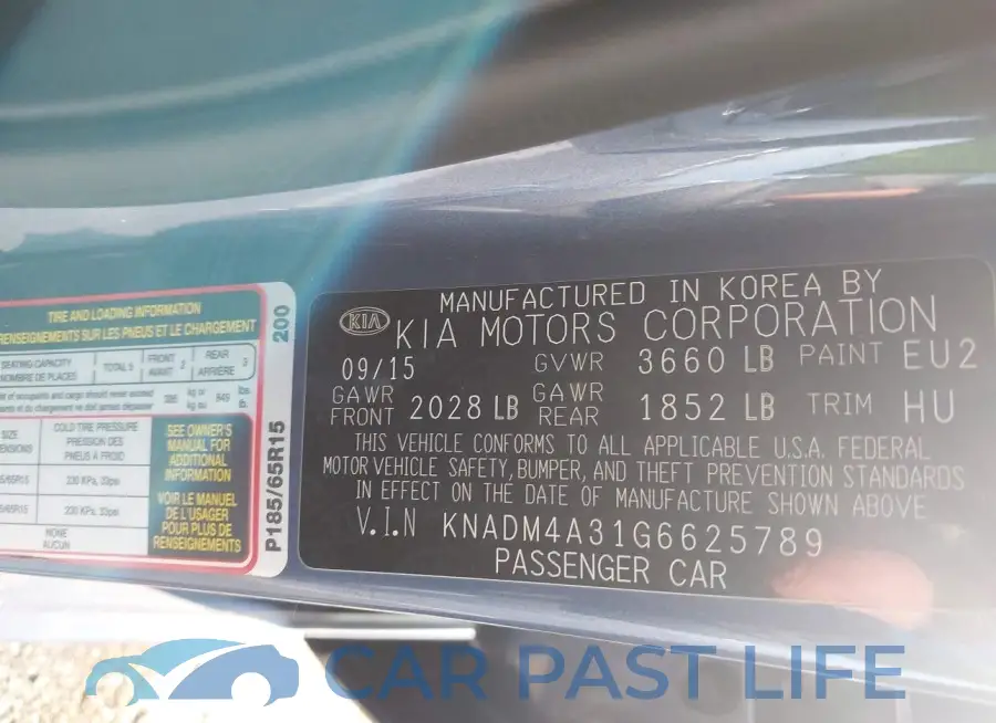 KNADM4A31G6625789# 9