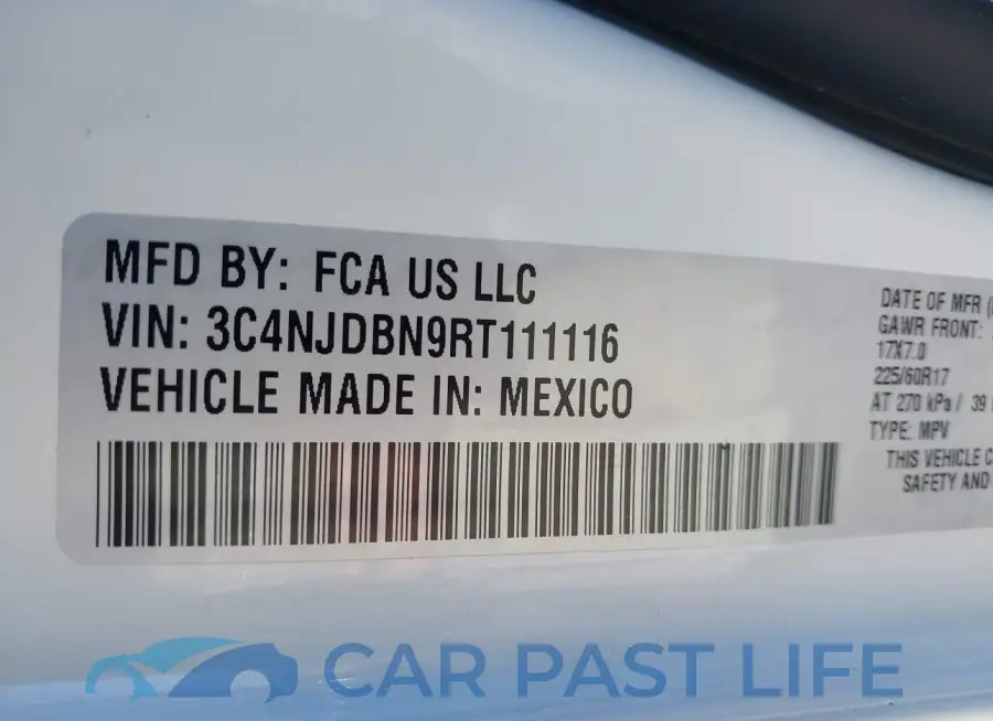 3C4NJDBN9RT111116# 9