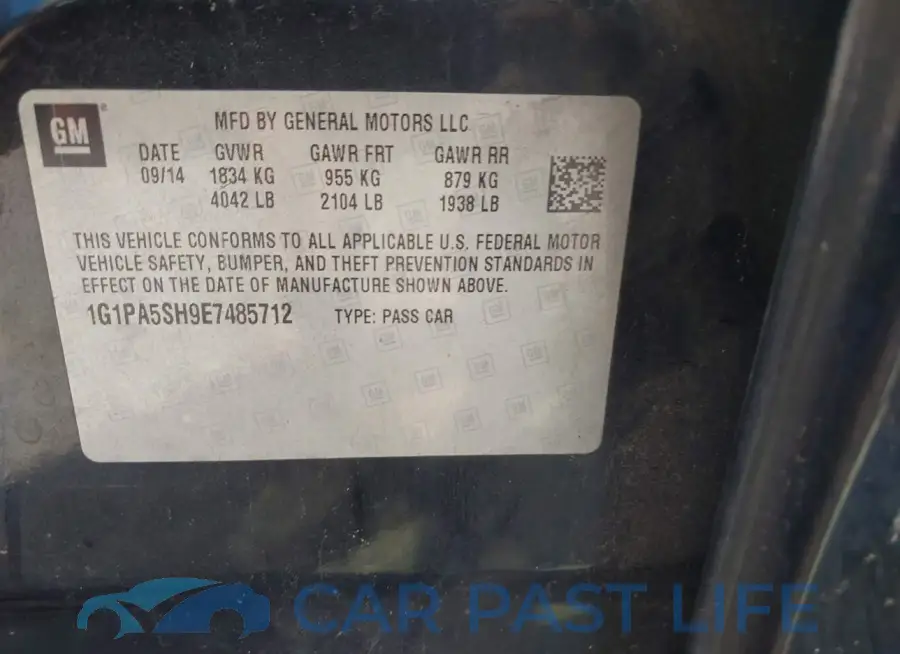 1G1PA5SH9E7485712# 9