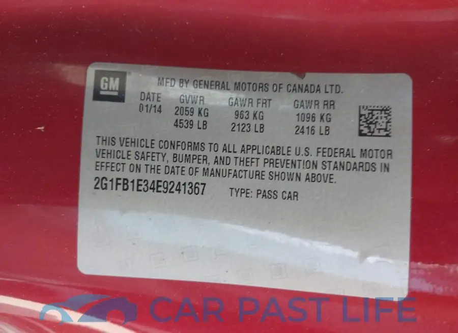 2G1FB1E34E9241367# 9