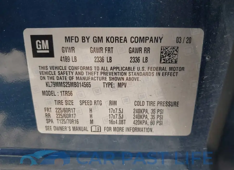 KL79MMS25MB014565# 9