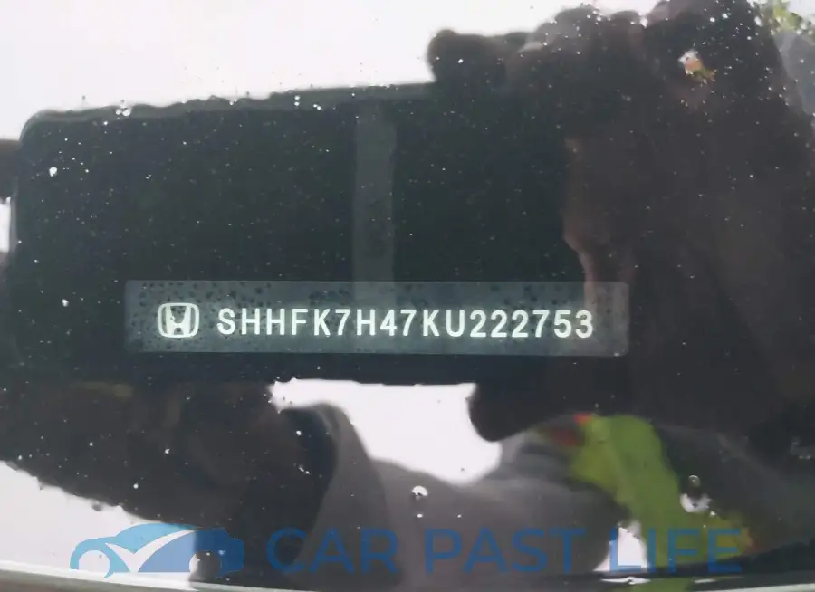 SHHFK7H47KU222753# 9