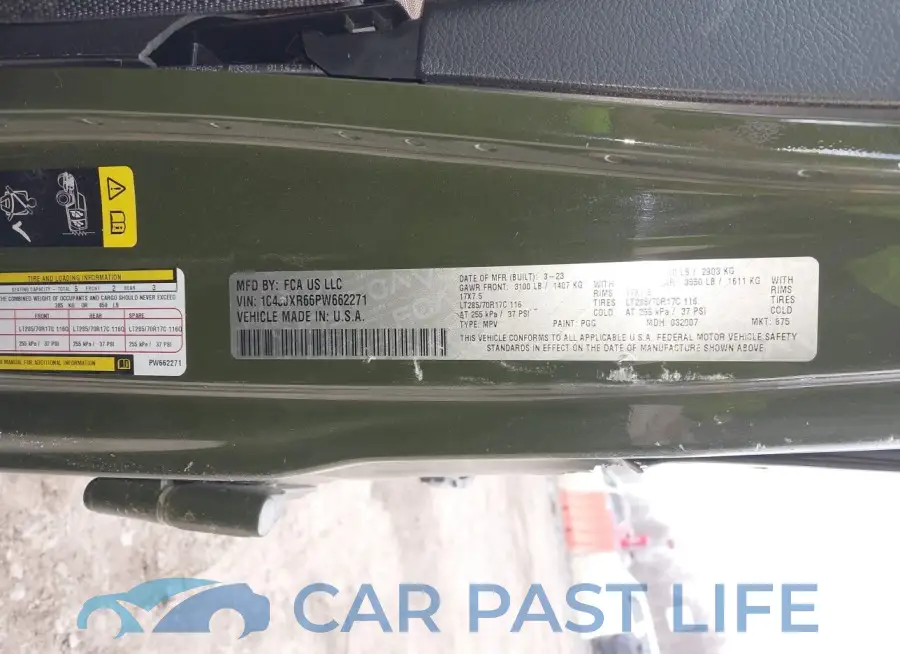 1C4JJXR66PW662271# 9