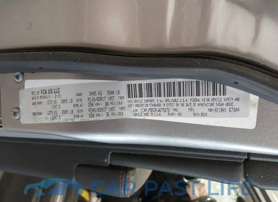 1C4PJMBS3FW675672# 9