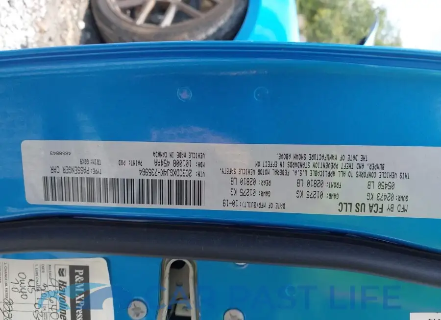 2C3CDXGJ4KH735964# 9