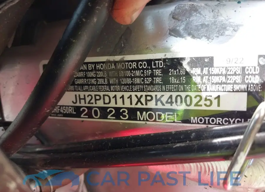 JH2PD111XPK400251# 10