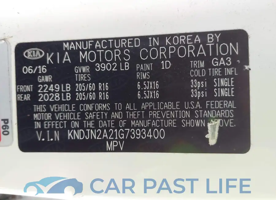 KNDJN2A21G7393400# 9
