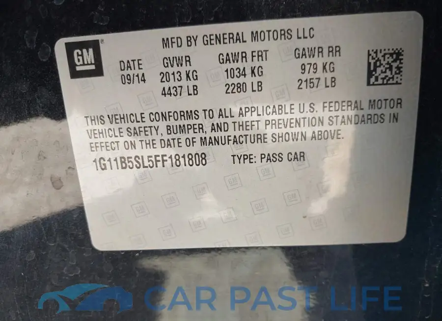 1G11B5SL5FF181808# 8