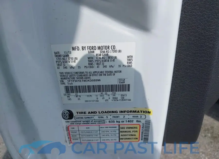 1FTFW1ET8EKD05596# 9
