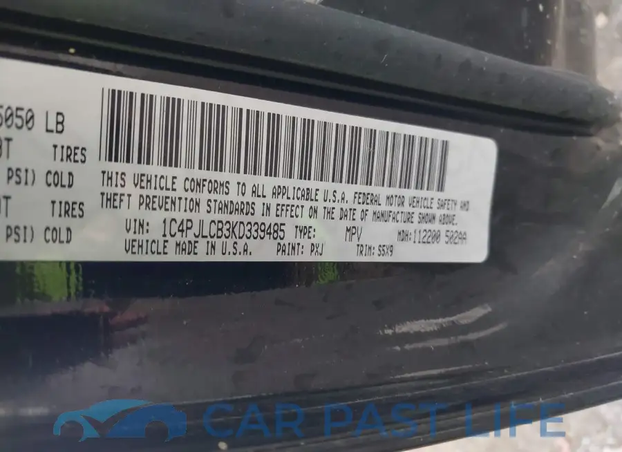 1C4PJLCB3KD339485# 9