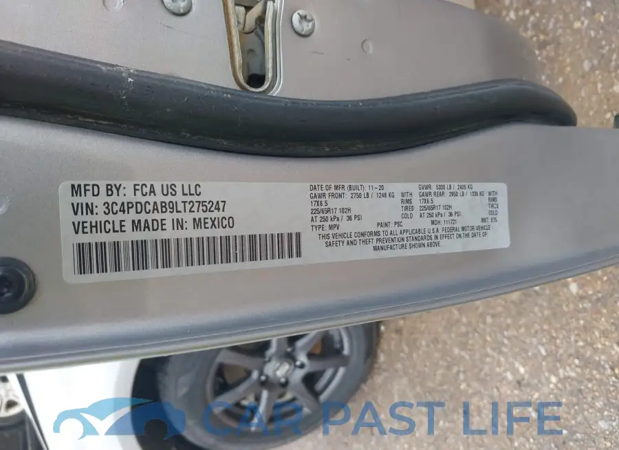 3C4PDCAB9LT275247# 9