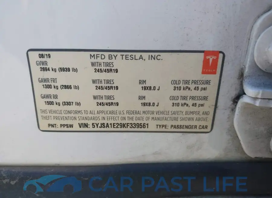 5YJSA1E29KF339561# 9