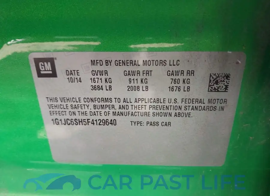 1G1JC6SH5F4129640# 9