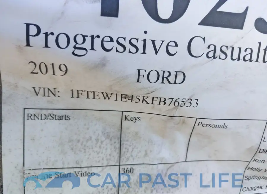1FTEW1E45KFB76533# 9