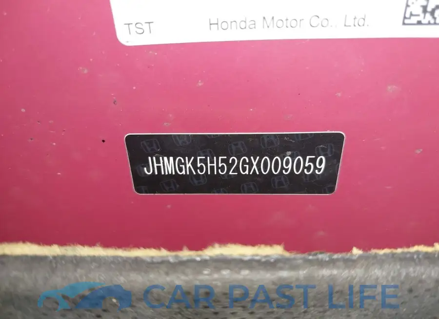 JHMGK5H52GX009059# 18