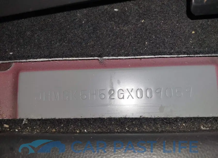 JHMGK5H52GX009059# 17