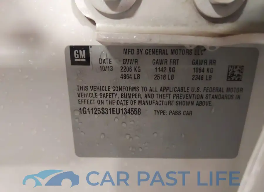 1G1125S31EU134558# 9