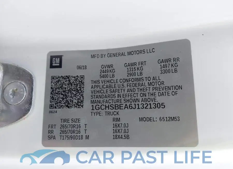 1GCHSBEA6J1321305# 9