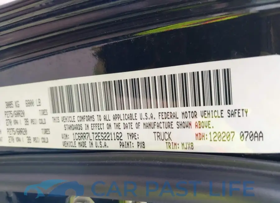 1C6RR7LT2ES221162# 9