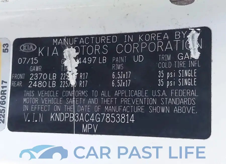 KNDPB3AC4G7853814# 9