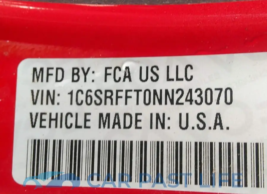 1C6SRFFT0NN243070# 9