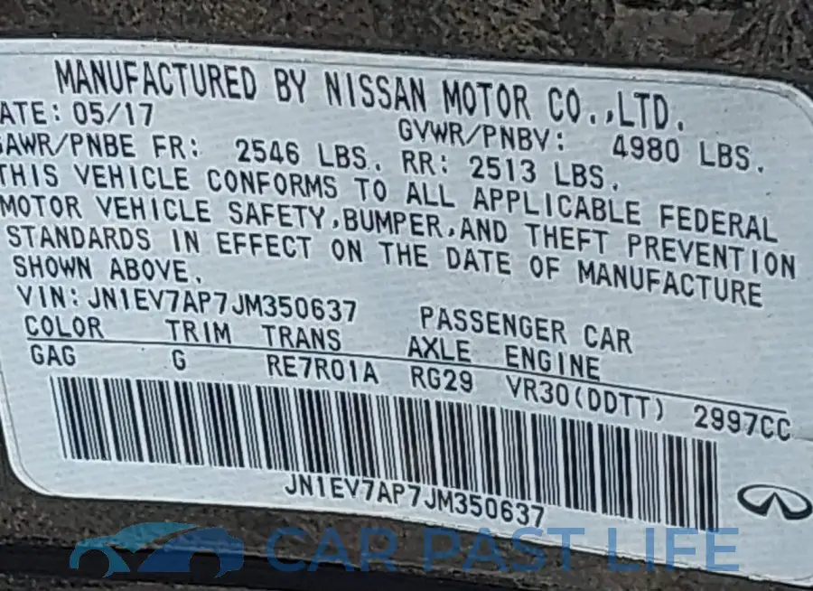 JN1EV7AP7JM350637# 9
