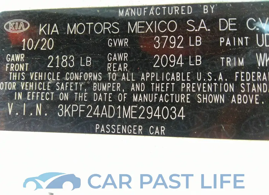 3KPF24AD1ME294034# 9