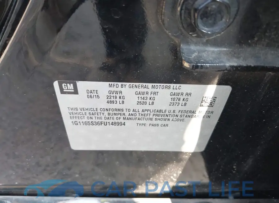 1G1165S36FU148994# 9