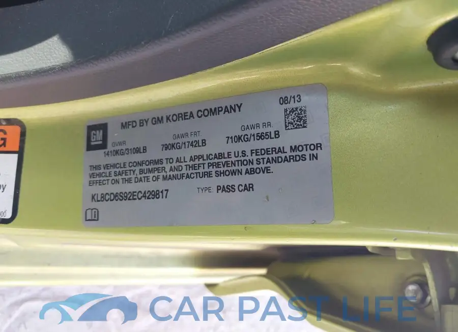 KL8CD6S92EC429817# 9
