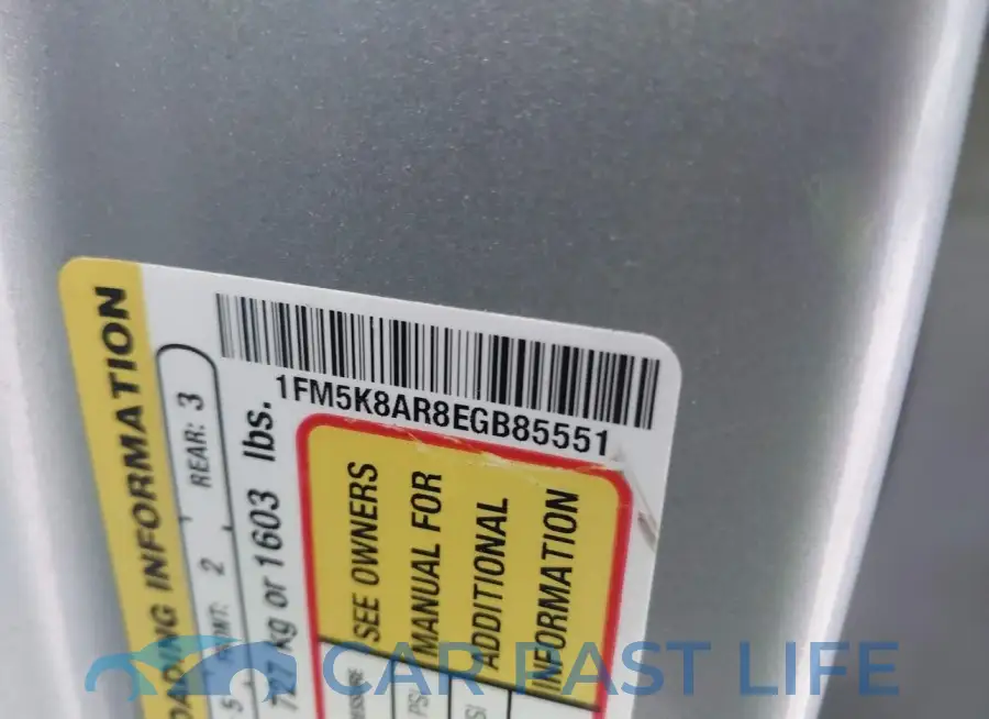 1FM5K8AR8EGB85551# 9