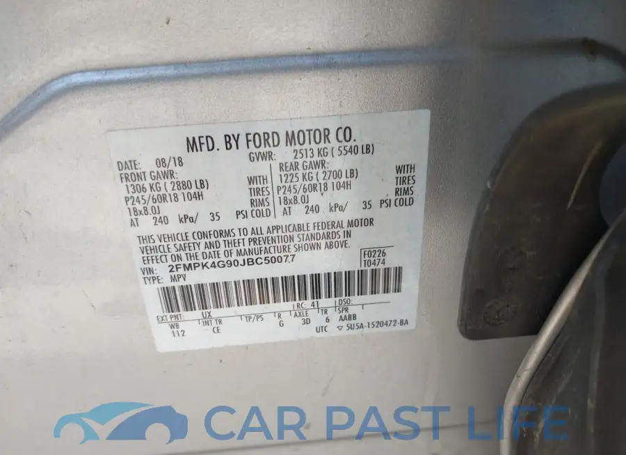 2FMPK4G90JBC50077# 9