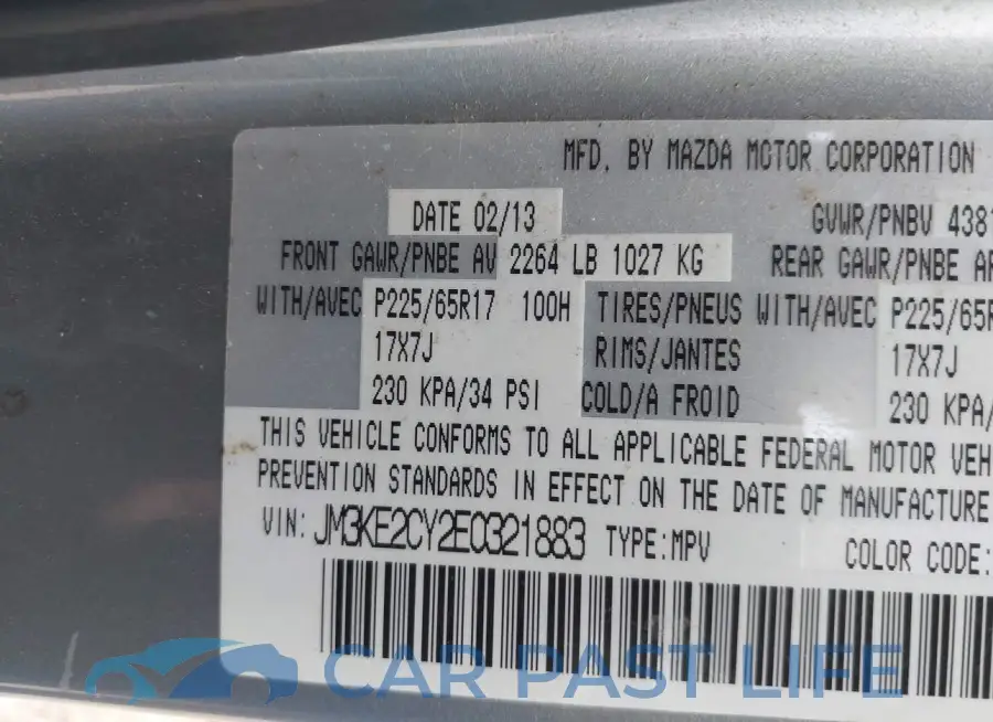 JM3KE2CY2E0321883# 9