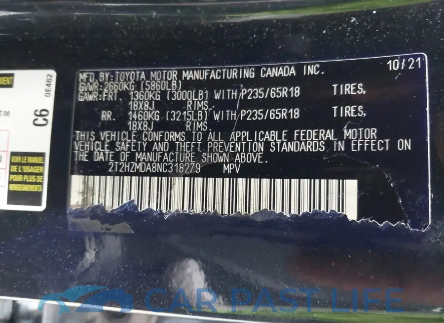 2T2HZMDA8NC318279# 9