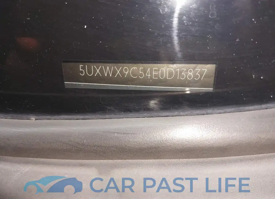 5UXWX9C54E0D13837# 13