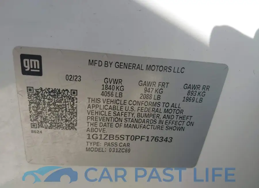1G1ZB5ST0PF176343# 9
