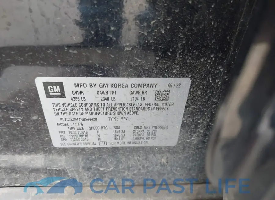 KL7CJKSM7NB544428# 9
