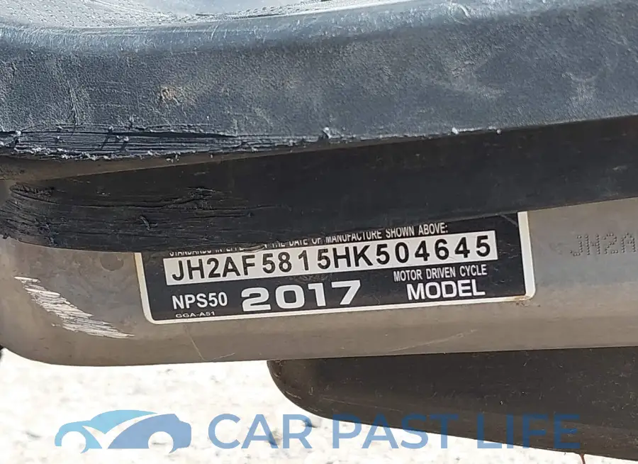 JH2AF5815HK504645# 10
