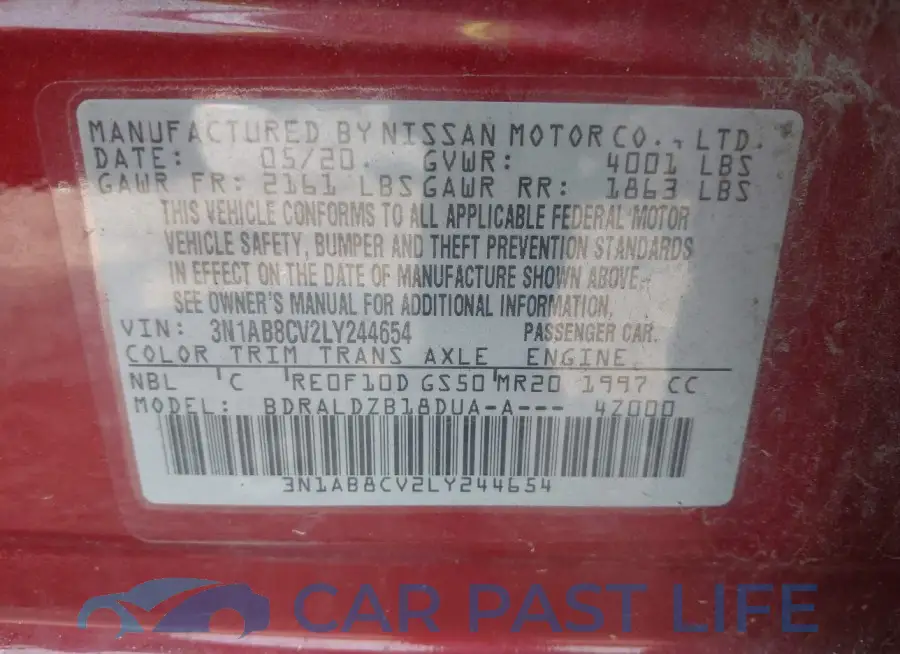 3N1AB8CV2LY244654# 9